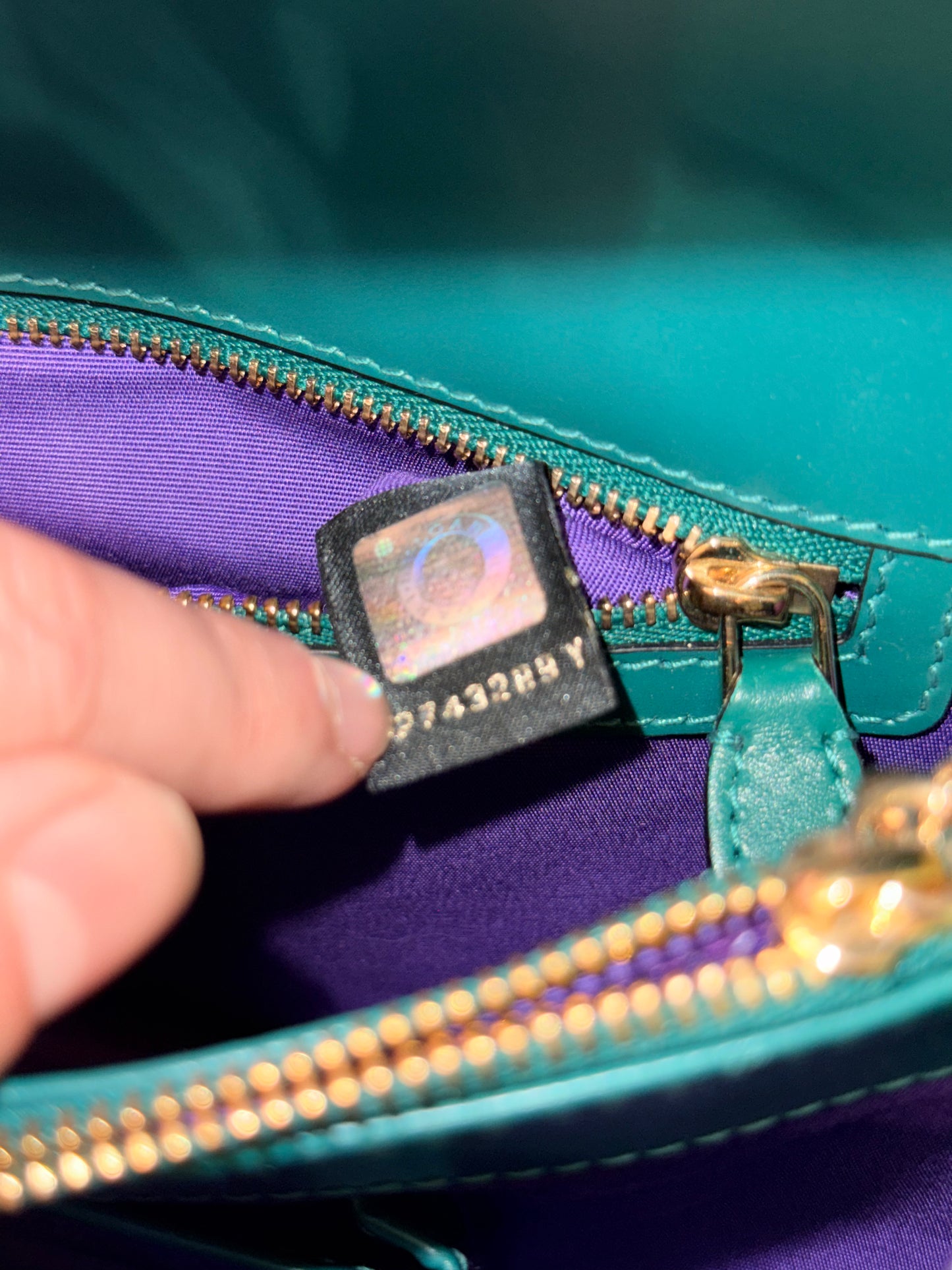 BULGARI GREEN MEDIUM SERPENTI SHOULDER BAG