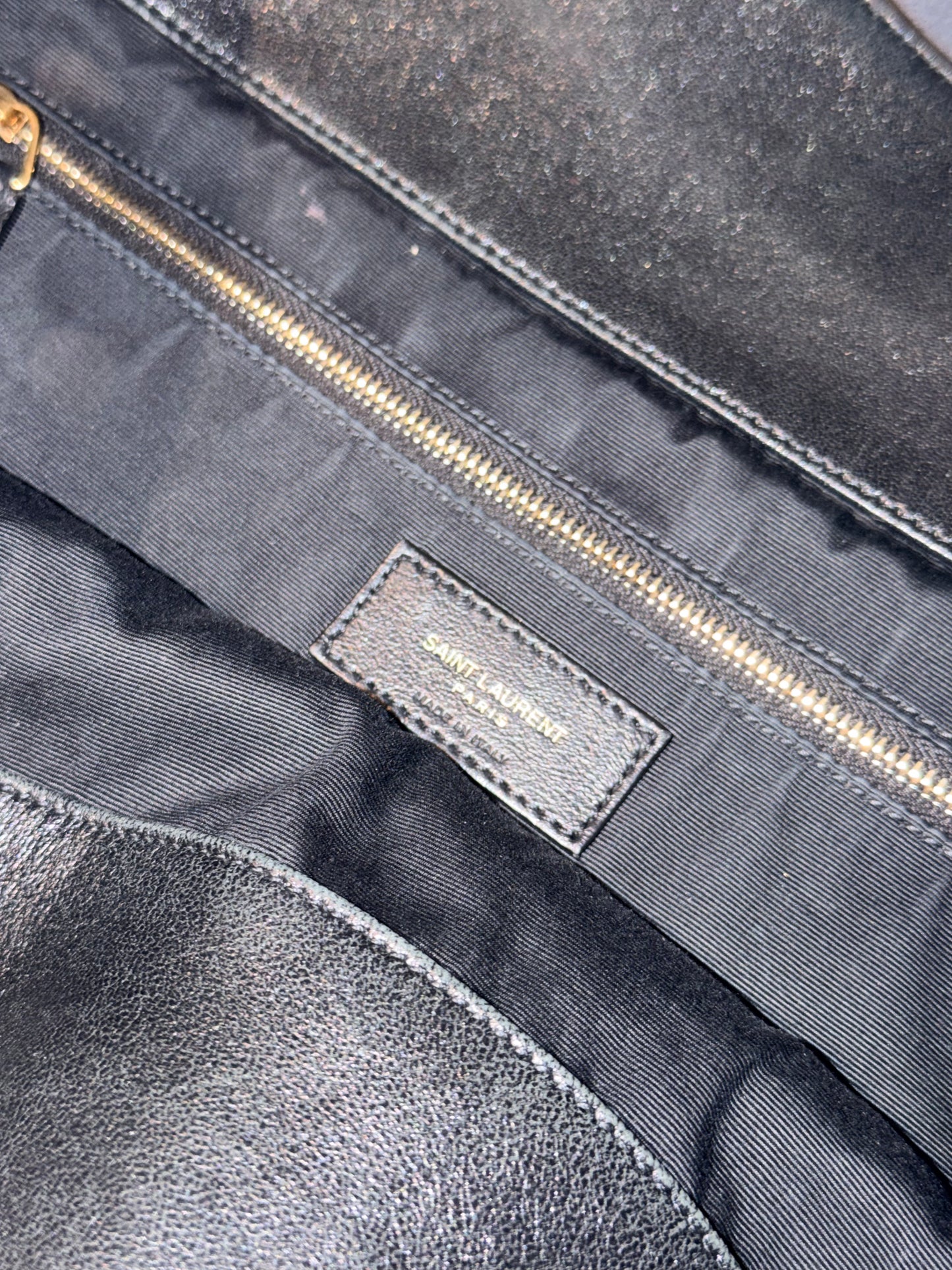 SAINT LAURENT BLACK ICARE HANDBAG
