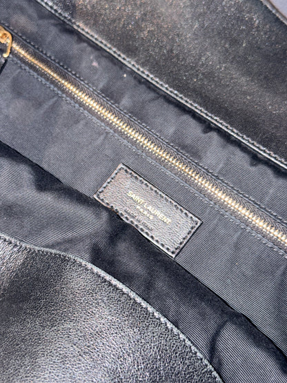 SAINT LAURENT BLACK ICARE HANDBAG