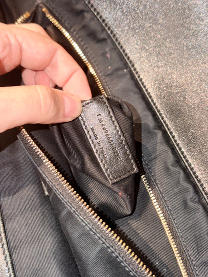 SAINT LAURENT BLACK ICARE HANDBAG