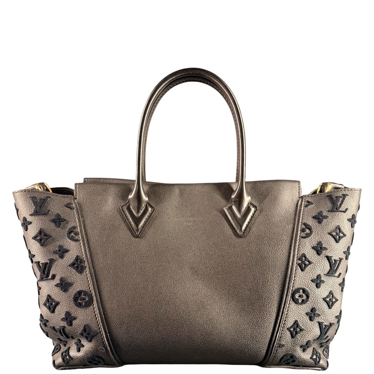 LOUIS VUITTON BLACK W HANDBAG