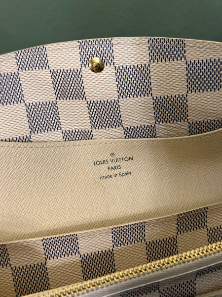 LOUIS VUITTON DAMIER AZUR EMILE WALLET