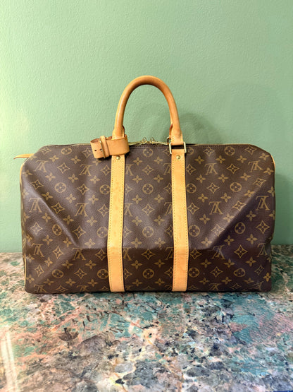 LOUIS VUITTON MONOGRAM KEEPALL 45 TRAVEL BAG