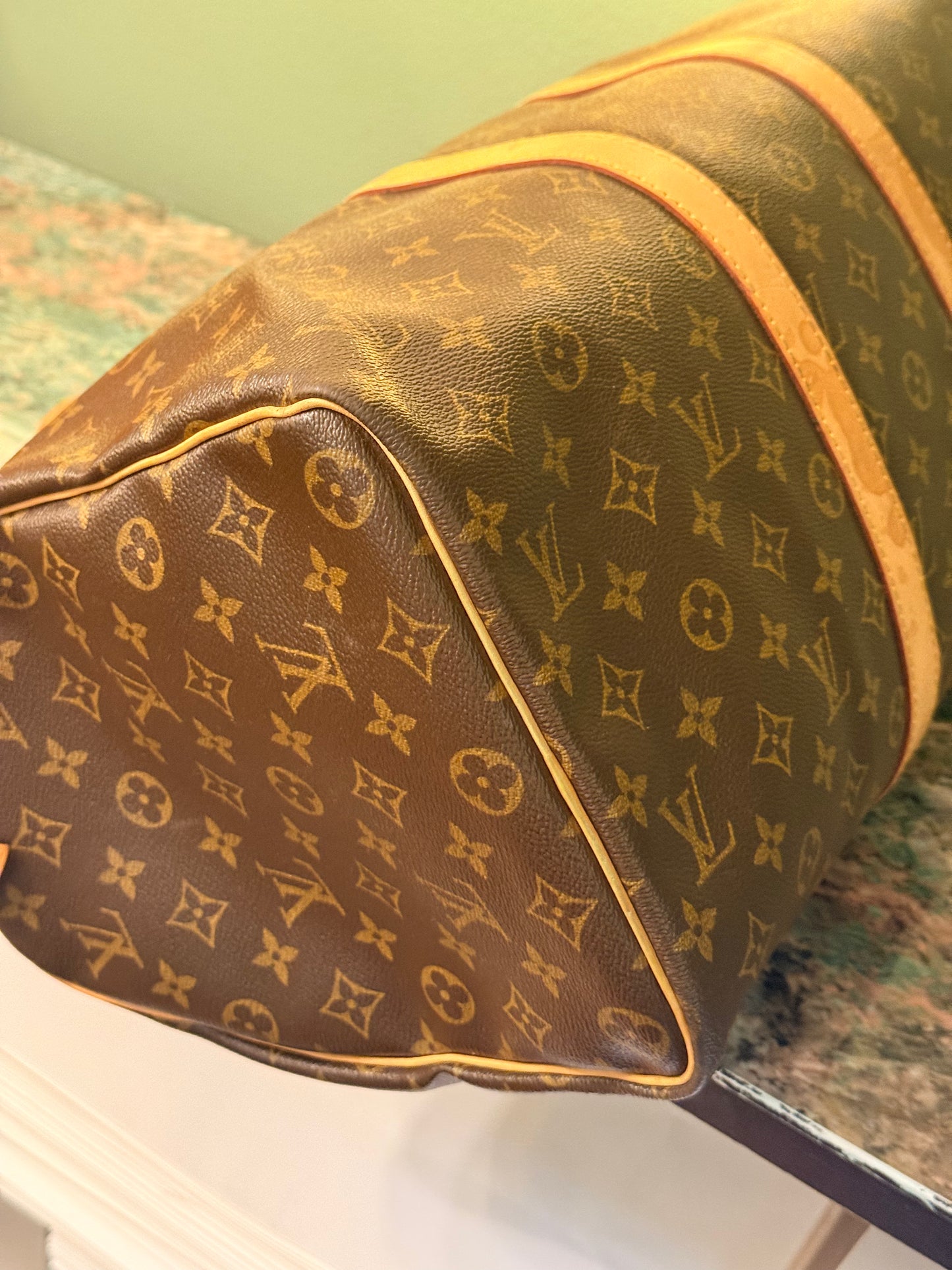 LOUIS VUITTON MONOGRAM KEEPALL 45 TRAVEL BAG
