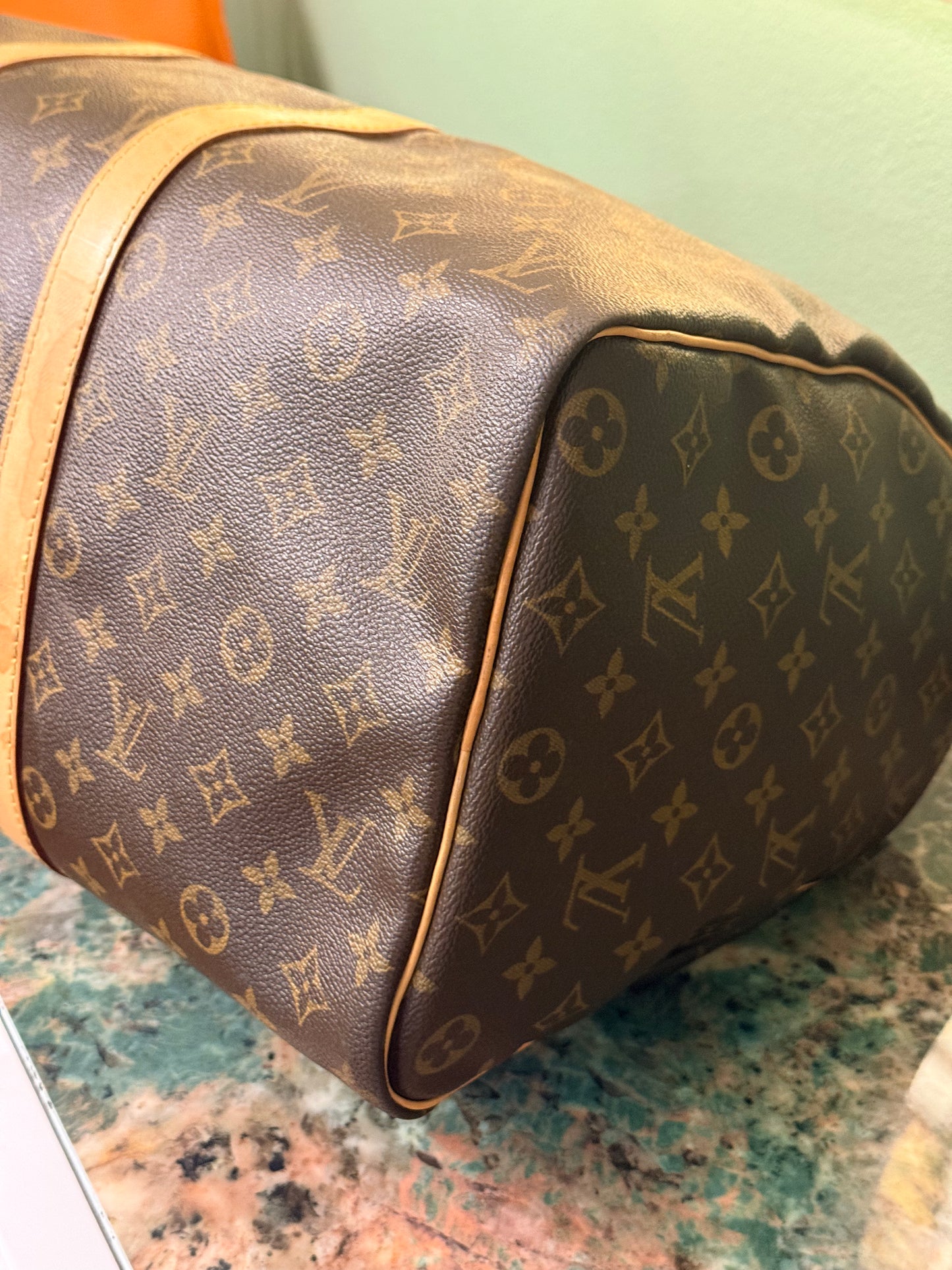 LOUIS VUITTON MONOGRAM KEEPALL 45 TRAVEL BAG