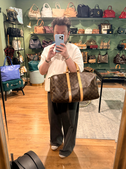 LOUIS VUITTON MONOGRAM KEEPALL 45 TRAVEL BAG