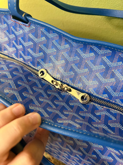 GOYARD BLUE ARTOIS GM TRAVEL BAG