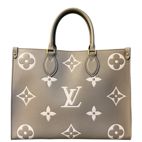 LOUIS VUITTON TOURTERELLE EMPREINTE LEATHER ON THE GO MM