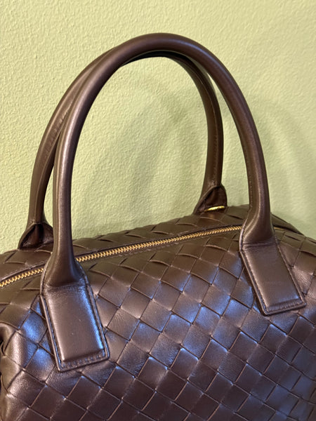 BOTTEGA VENETA FONDANT INTRECCIATO BOSTON BAG