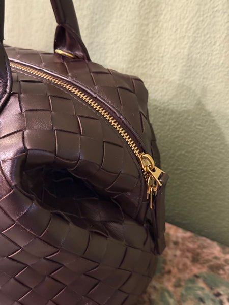 BOTTEGA VENETA FONDANT INTRECCIATO BOSTON BAG