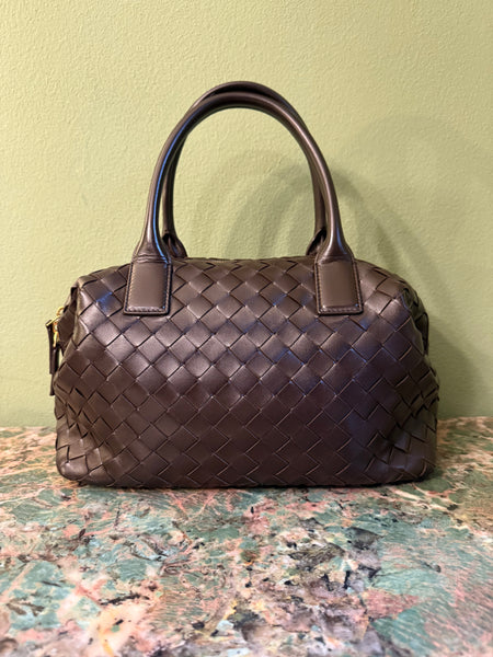 BOTTEGA VENETA FONDANT INTRECCIATO BOSTON BAG