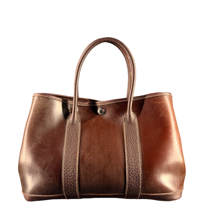 HERMÈS BROWN GARDEN PARTY 30 HANDBAG