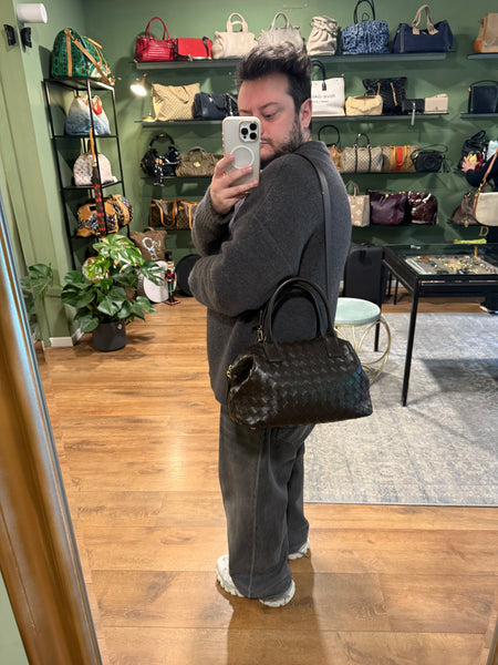 BOTTEGA VENETA FONDANT INTRECCIATO BOSTON BAG