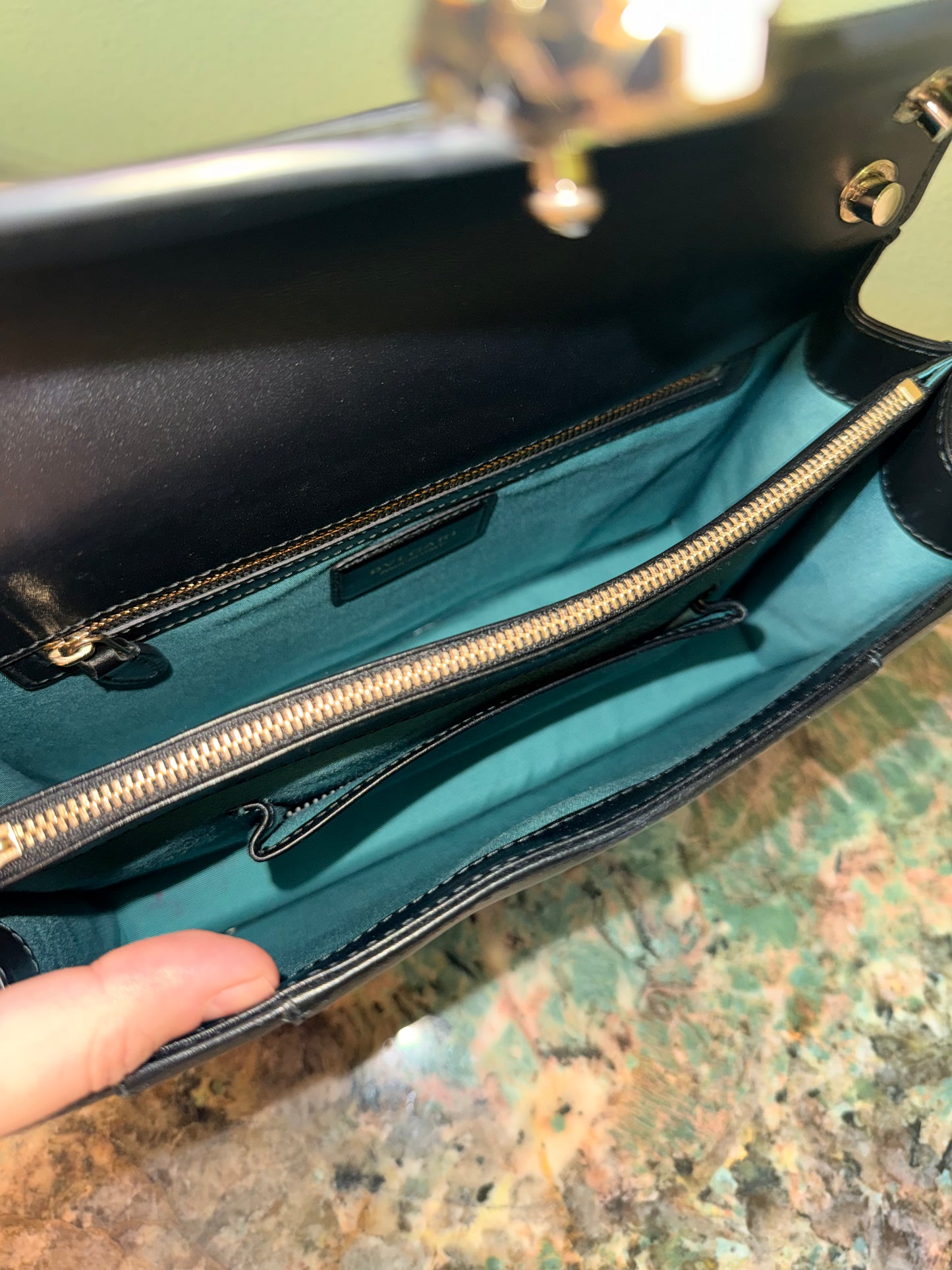 BULGARI BLACK MEDIUM SERPENTI SHOULDER BAG