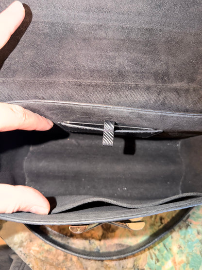 LOUIS VUITTON BLACK EPI TWIST CROSSBODY BAG