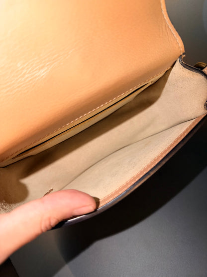 CHLOE SMALL BEIGE NILE BRACELET CROSSBODY BAG