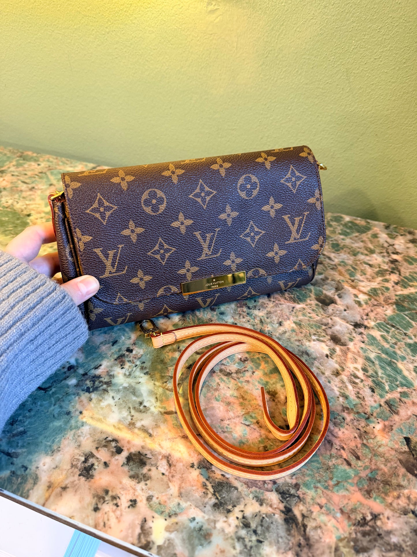 LOUIS VUITTON MONOGRAM FAVORITE PM CROSSBODY BAG