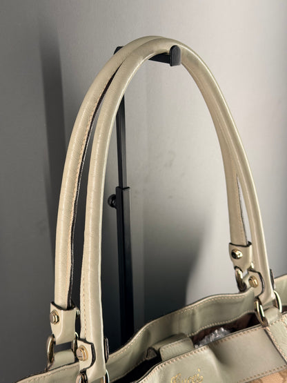 GUCCI GG CANVAS ABBEY D RING SHOPPING TOTE