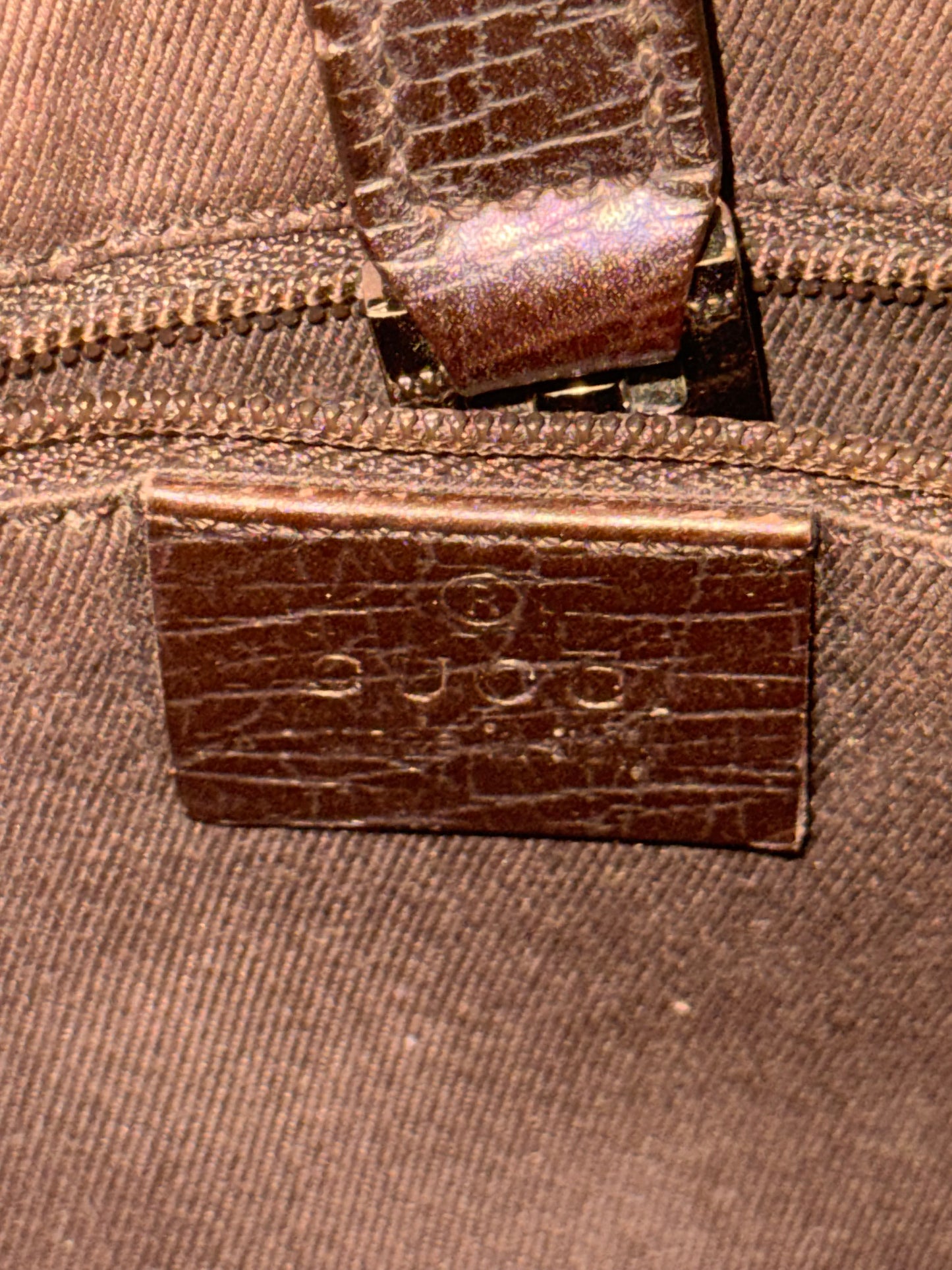 GUCCI BROWN MONOGRAM SMALL JACKIE SHOULDER BAG