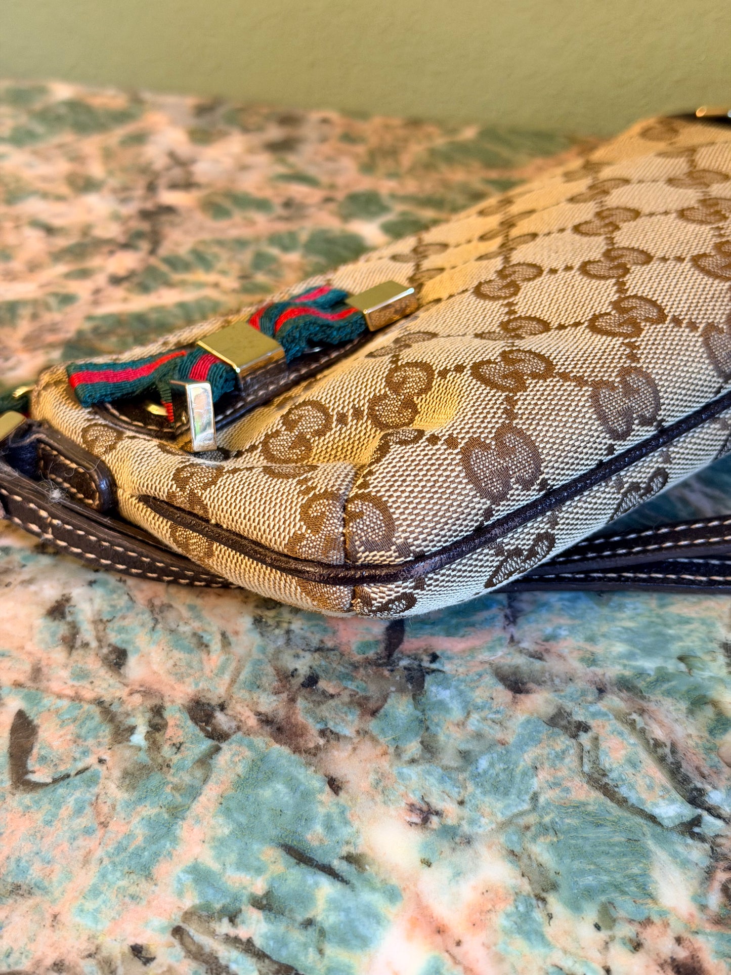 GUCCI MONOGRAM SMALL POCHETTE