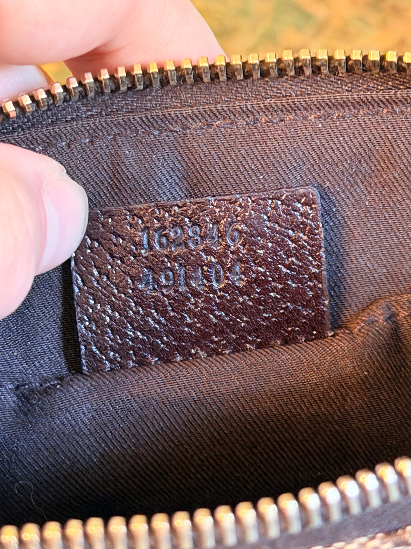 GUCCI MONOGRAM SMALL POCHETTE