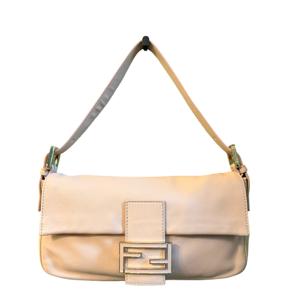 FENDI POWDER PINK BAGUETTE SHOULDER BAG