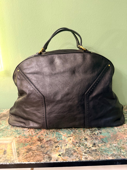 SAINT LAURENT BLACK MUSE TRAVEL BAG