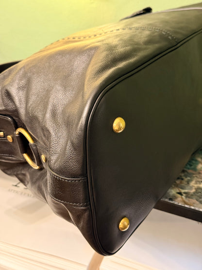 SAINT LAURENT BLACK MUSE TRAVEL BAG