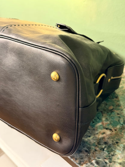 SAINT LAURENT BLACK MUSE TRAVEL BAG
