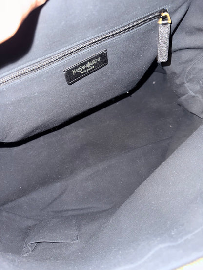 SAINT LAURENT BLACK MUSE TRAVEL BAG