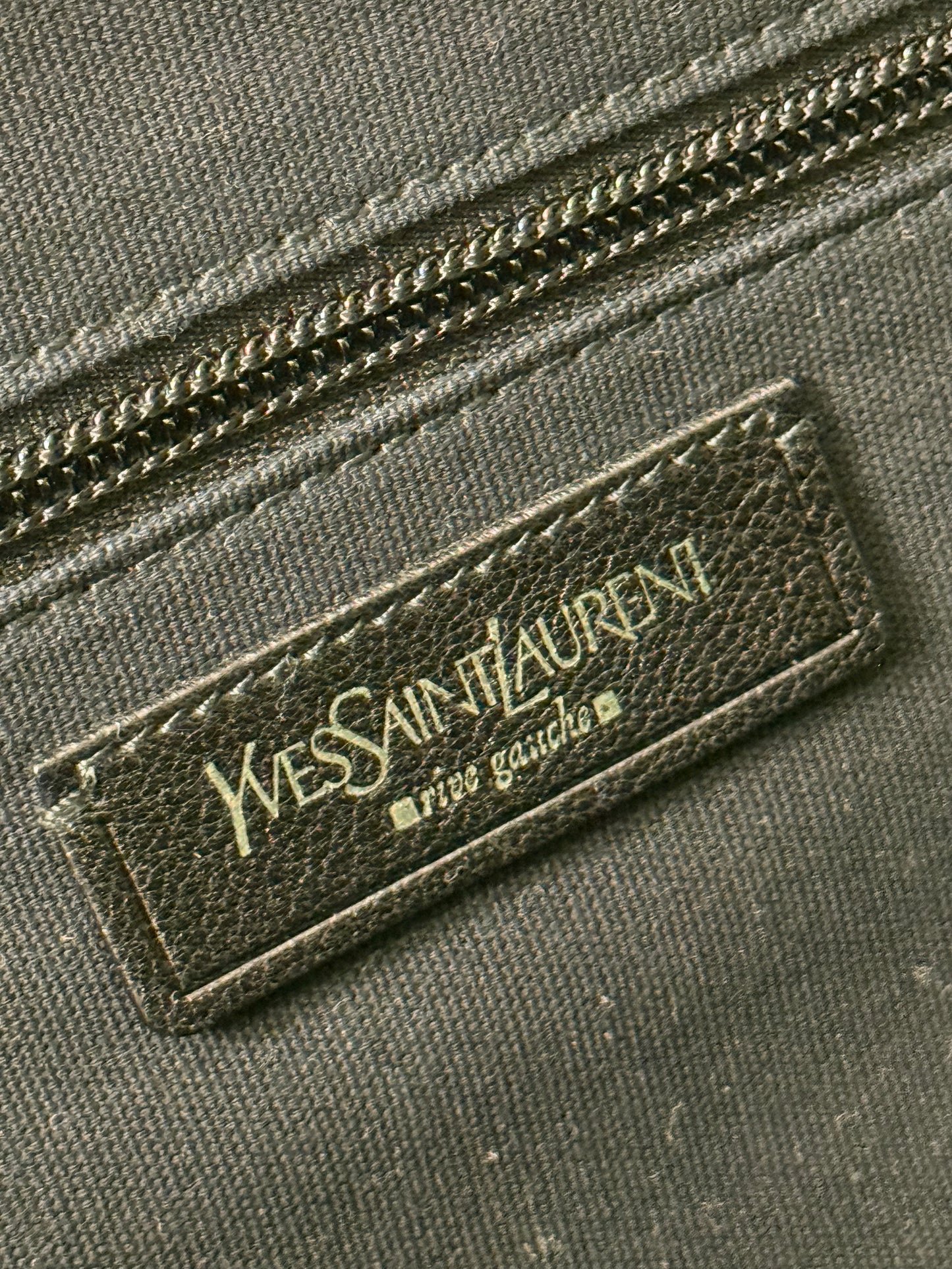 SAINT LAURENT BLACK MUSE TRAVEL BAG