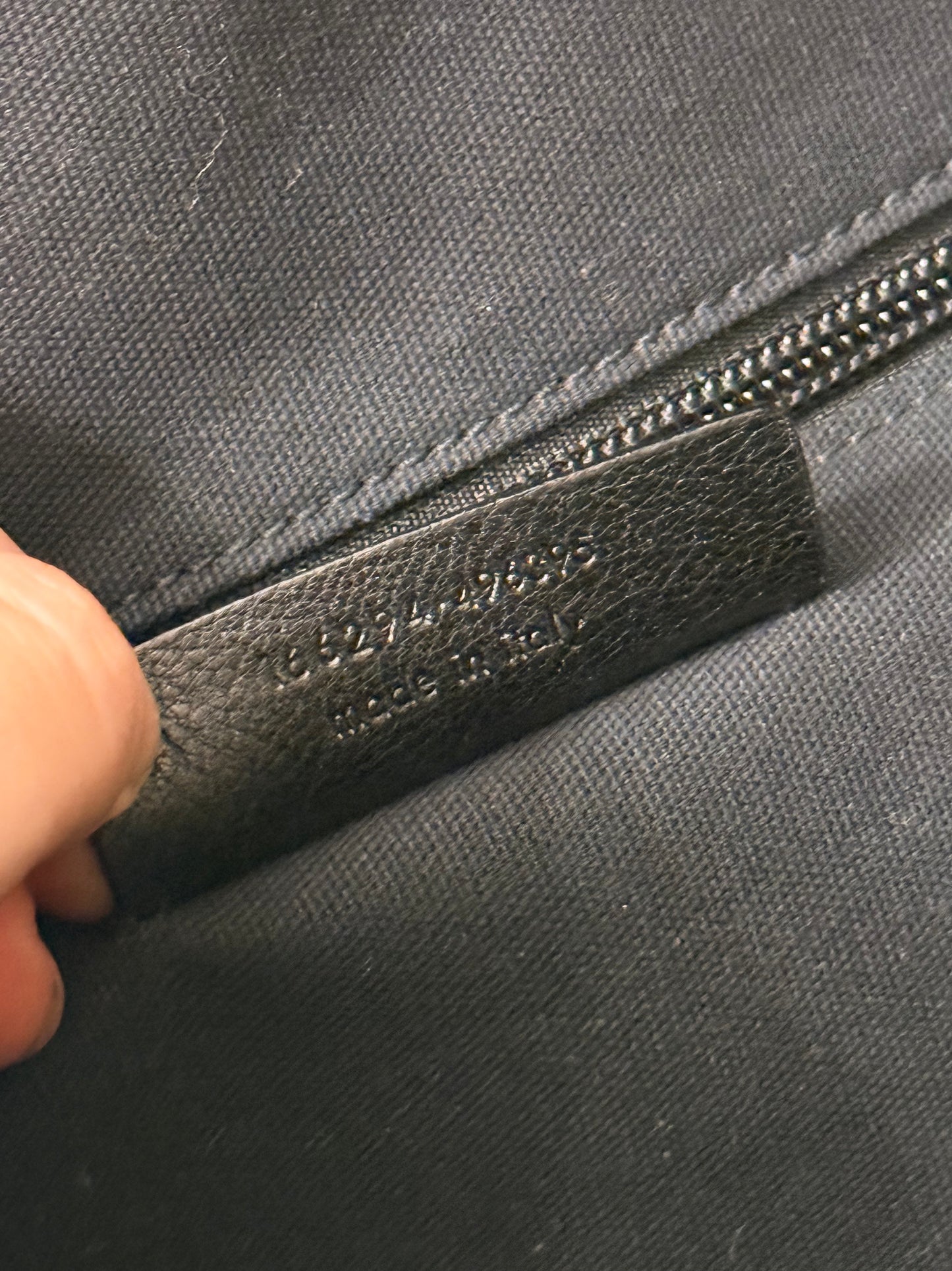 SAINT LAURENT BLACK MUSE TRAVEL BAG