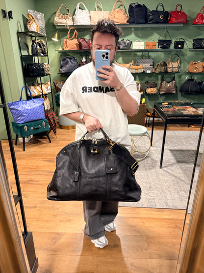 SAINT LAURENT BLACK MUSE TRAVEL BAG