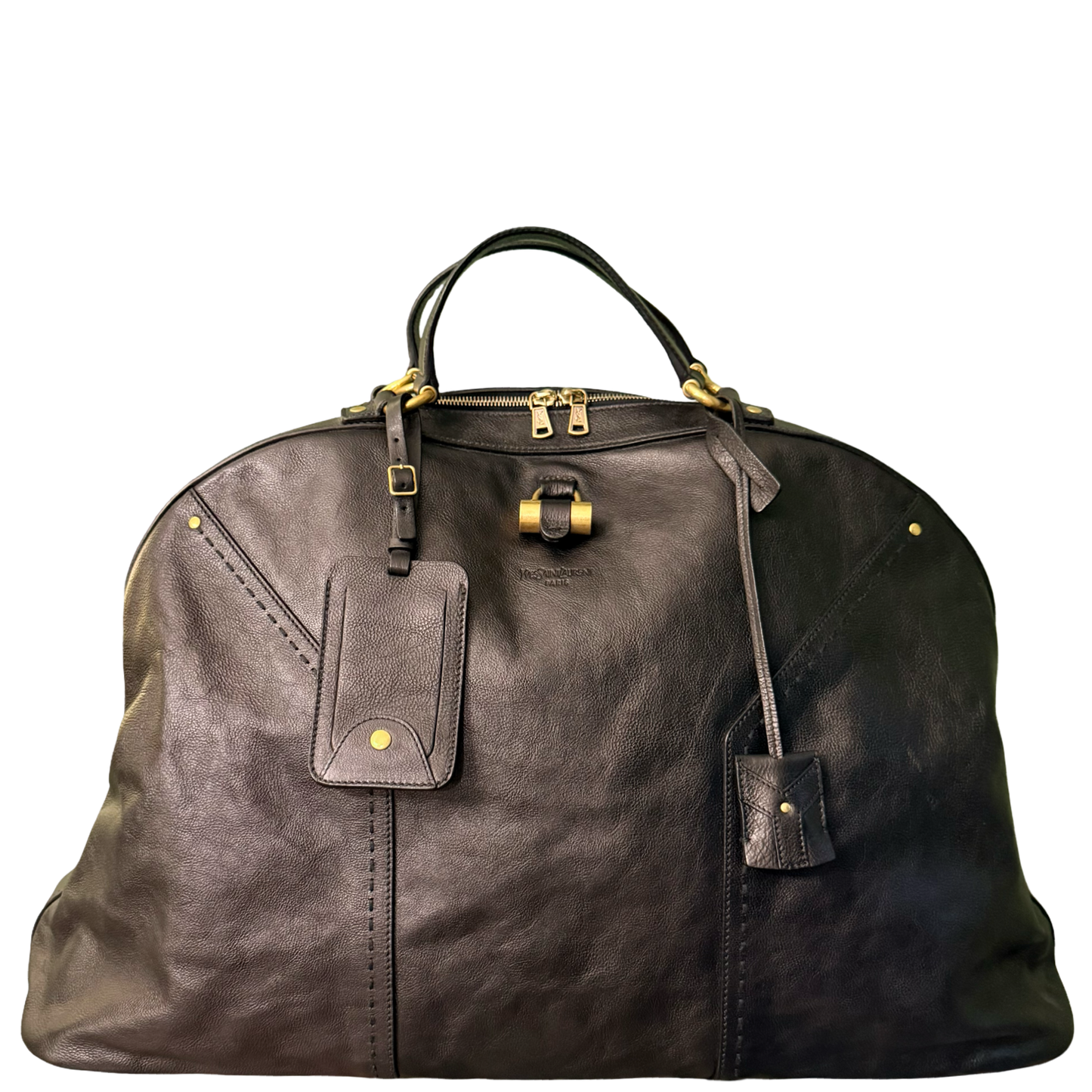 SAINT LAURENT BLACK MUSE TRAVEL BAG