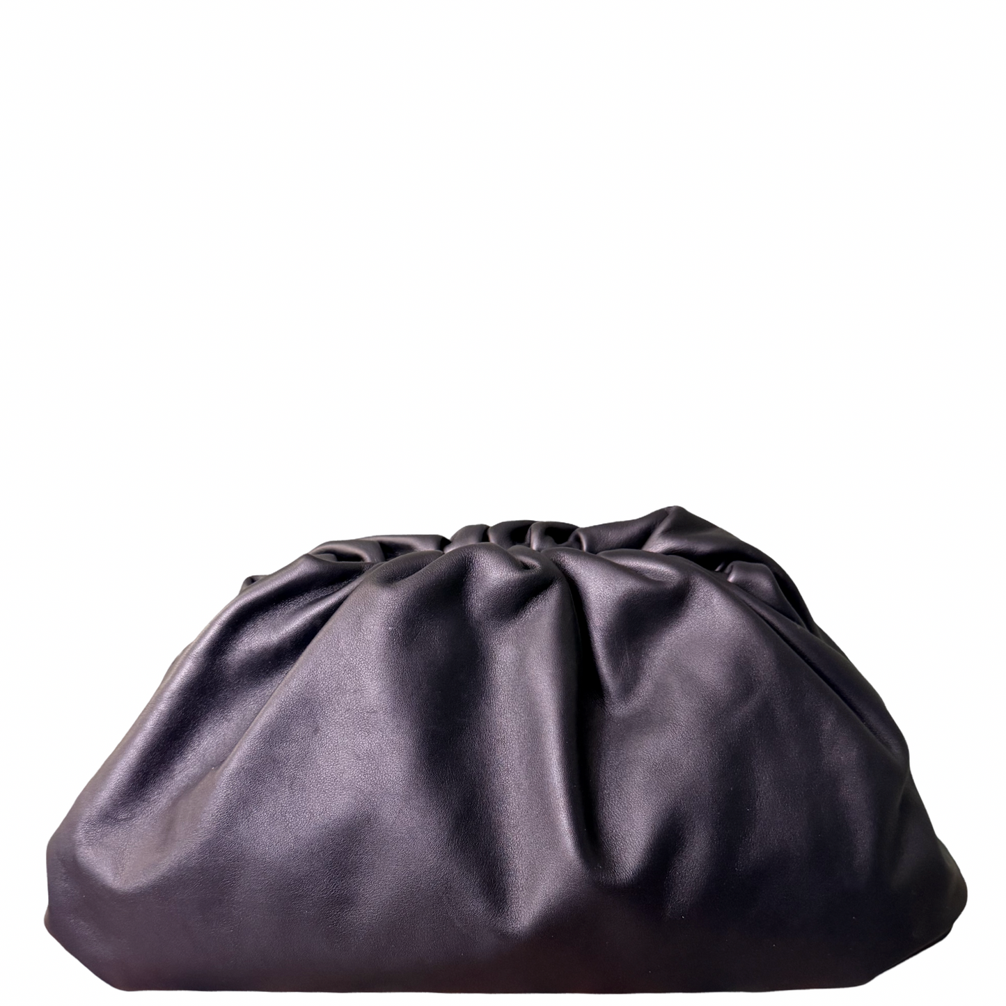 BOTTEGA VENETA BLACK POUCH HANDBAG