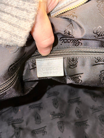 GUCCI GREY GUCCISSIMA LARGE HANDBAG