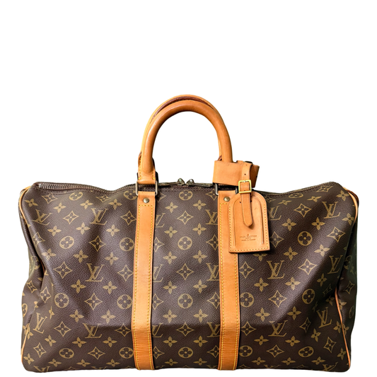 LOUIS VUITTON MONOGRAM KEEPALL 45 TRAVEL BAG