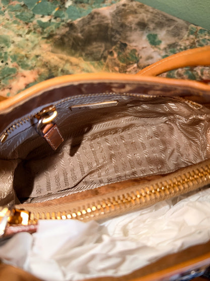 PRADA VENEZIA PRINT SMALL CARGO SHOULDER BAG