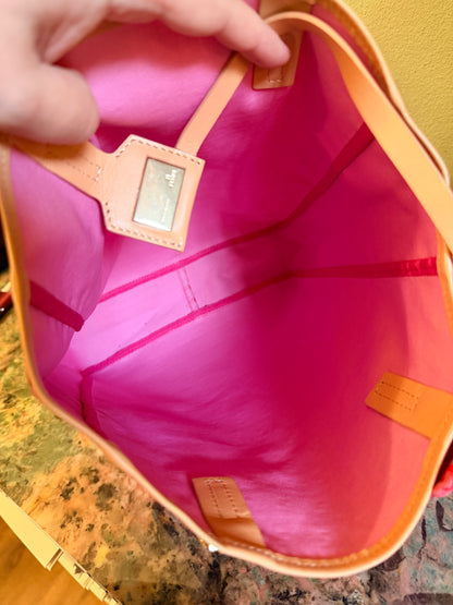 FENDI PINK ZUCCHINO HANDBAG