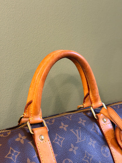 LOUIS VUITTON MONOGRAM KEEPALL 55 TRAVEL BAG