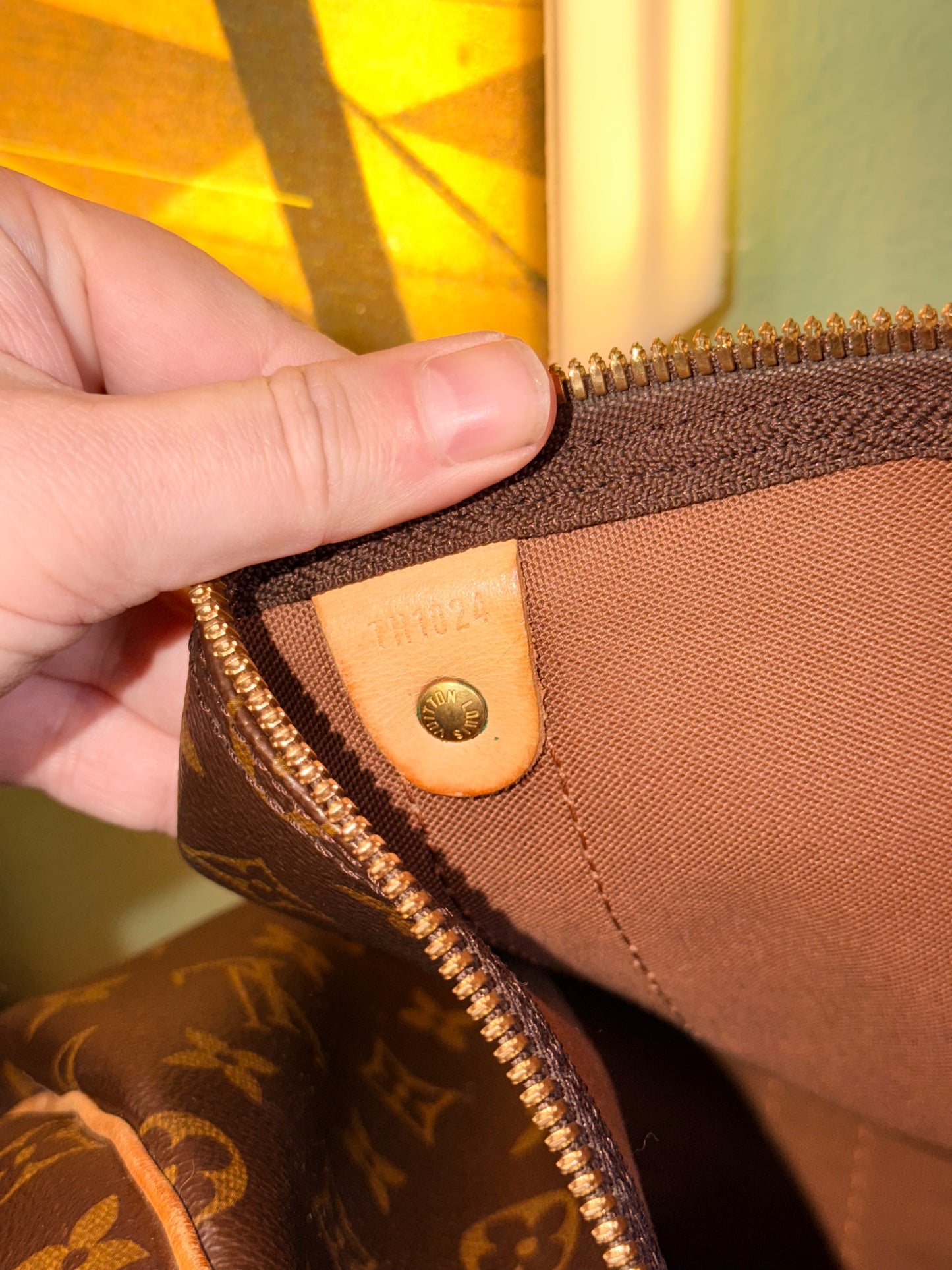 LOUIS VUITTON MONOGRAM KEEPALL 55 TRAVEL BAG