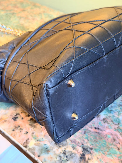 DIOR BLACK MEDIUM GRANVILLE SHOPPING TOTE