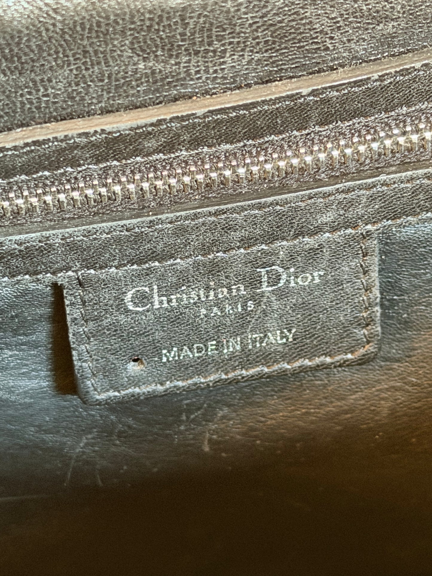 DIOR BLACK MEDIUM GRANVILLE SHOPPING TOTE