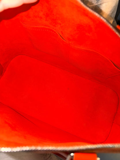 LOUIS VUITTON ORANGE EPI ALMA GM HANDBAG
