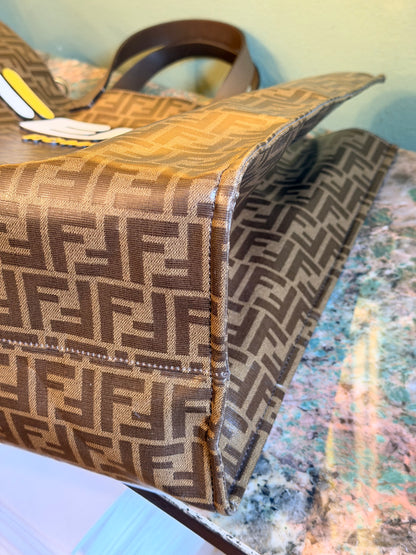 FENDI ZUCCA FILA TOTE XL HANDBAG