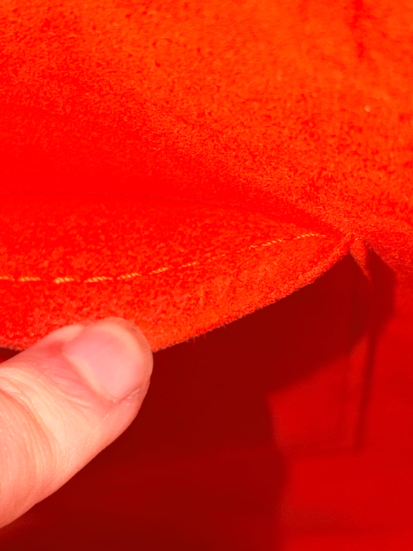 LOUIS VUITTON ORANGE EPI ALMA GM HANDBAG