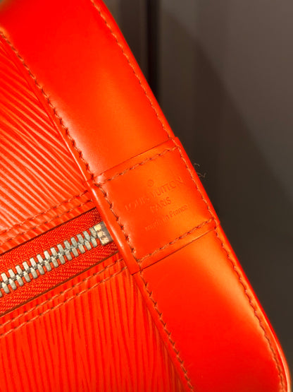 LOUIS VUITTON ORANGE EPI ALMA GM HANDBAG