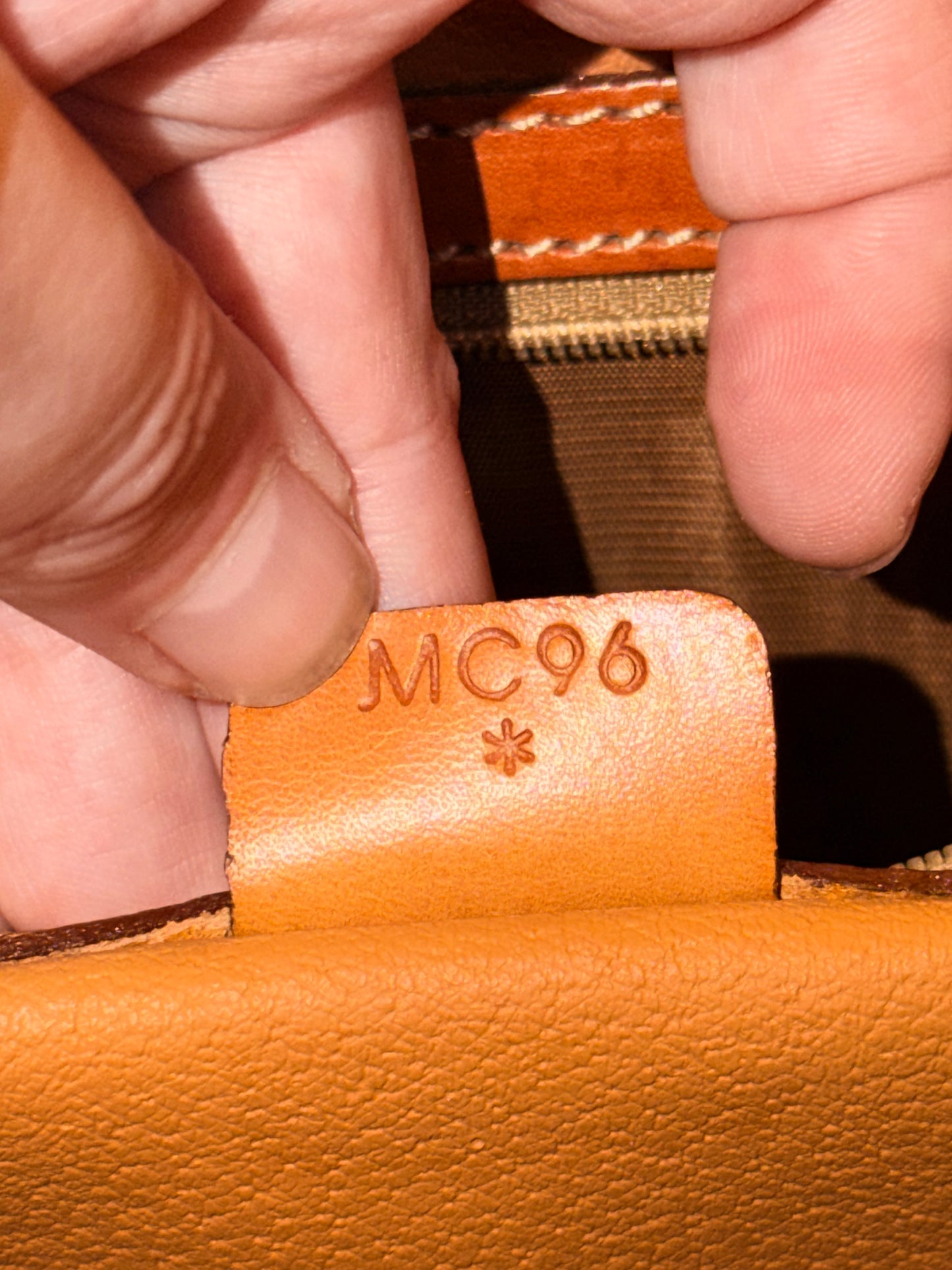 CÈLINE MACADAM CANVAS TOTE HANDBAG