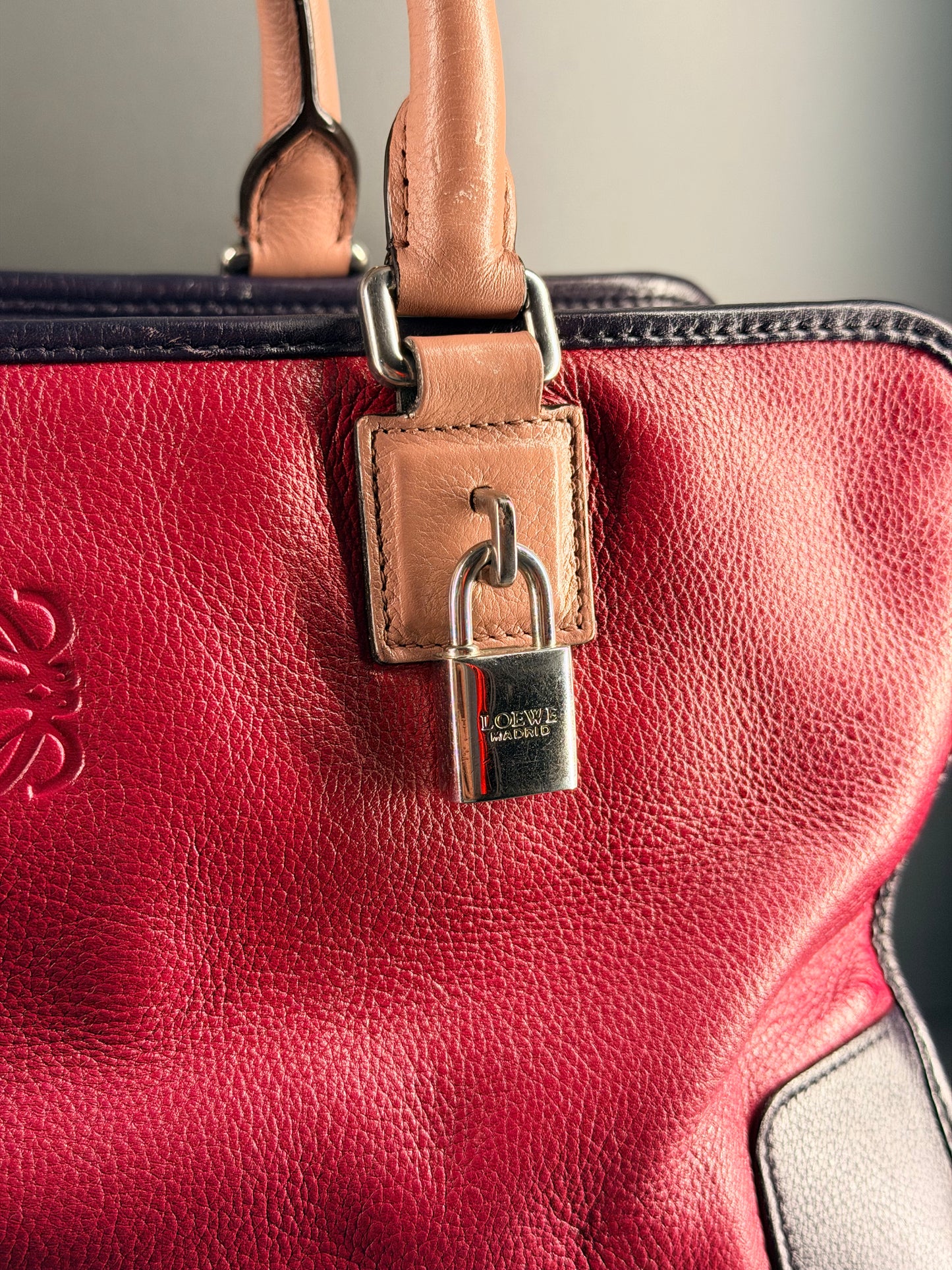 LOEWE TRI COLOR AMAZONA 36 HANDBAG