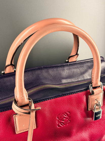 LOEWE TRI COLOR AMAZONA 36 HANDBAG